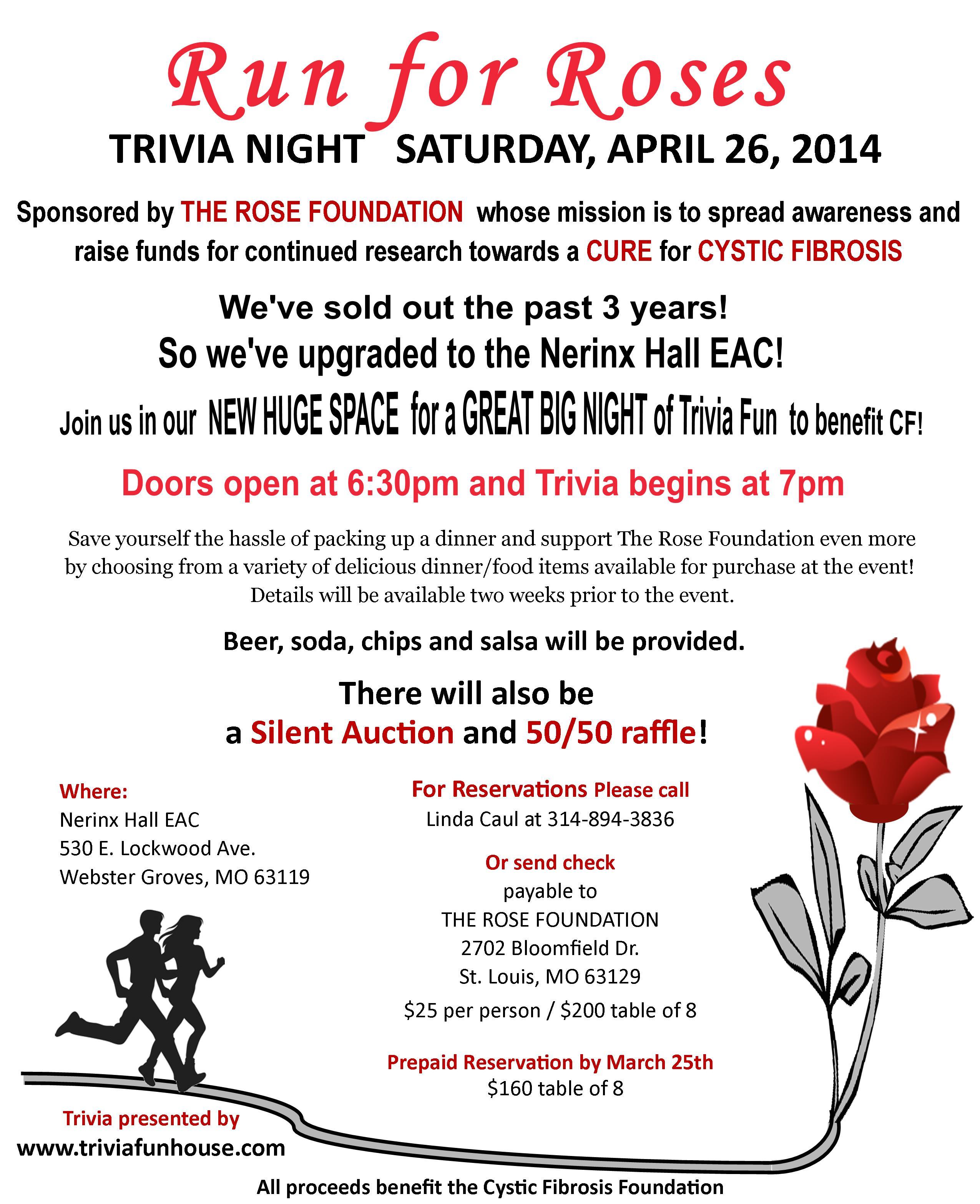 The Rose Foundation's 4th Annual Trivia Night @ Nerinx Hall | Webster Groves | Missouri | United States