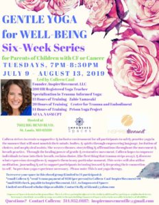 Gentle Yoga for Well Being: Six Week Series for Parents of Children with CF and Cancer @ Empowered Spaces